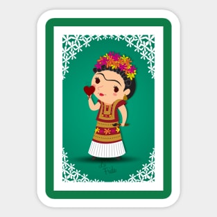 La Kahlo Sticker